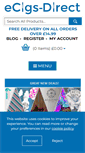 Mobile Screenshot of ecigs-direct.com